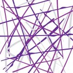 Geometric Background with Purple Lines